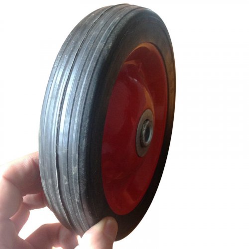 7.5 Inch 7.5" Solid Powder Rubber Wheel
