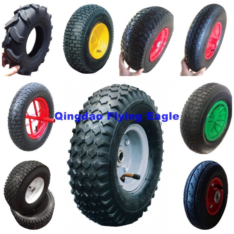 16inch 16X4.80/4.00-8 Pneumatic Inflatable Rubber Wheel